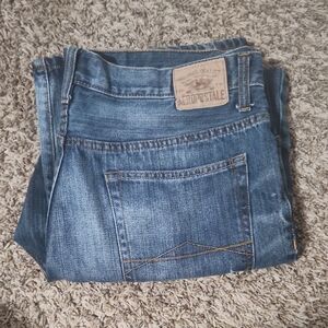 Aeropostale Men's Bootcut Jeans - Blue